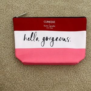 Clinique Kate Spade makeup 💄 bag!